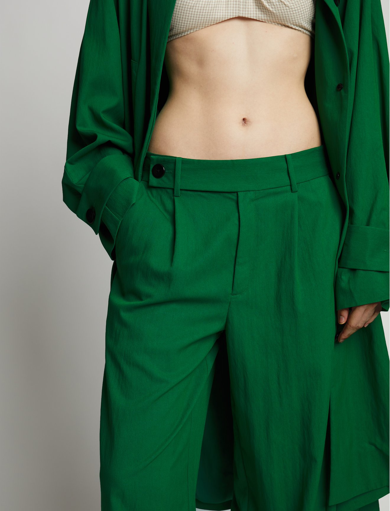 Drapey Suiting Wide Leg Pants #4