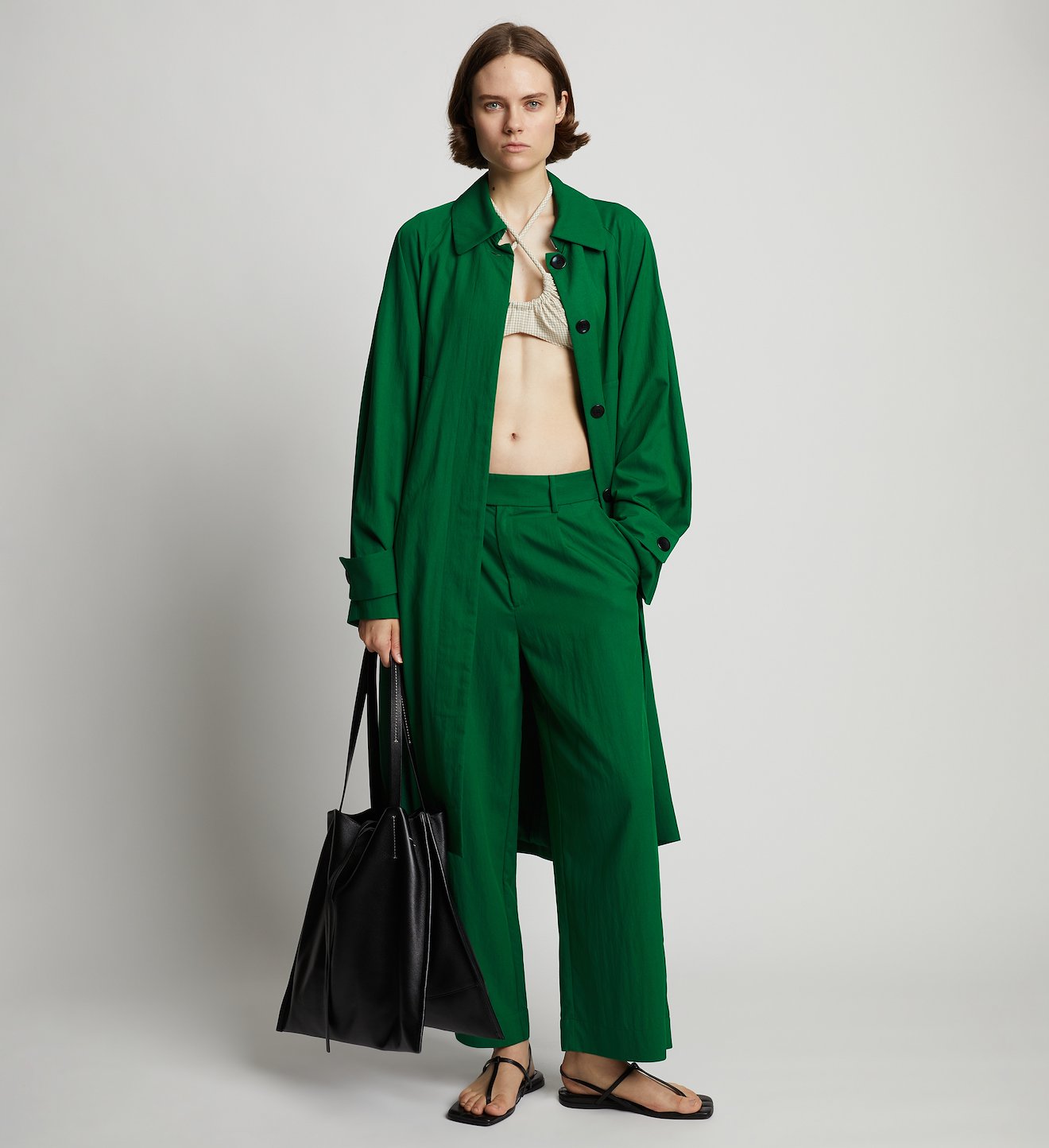 Drapey Suiting Wide Leg Pants