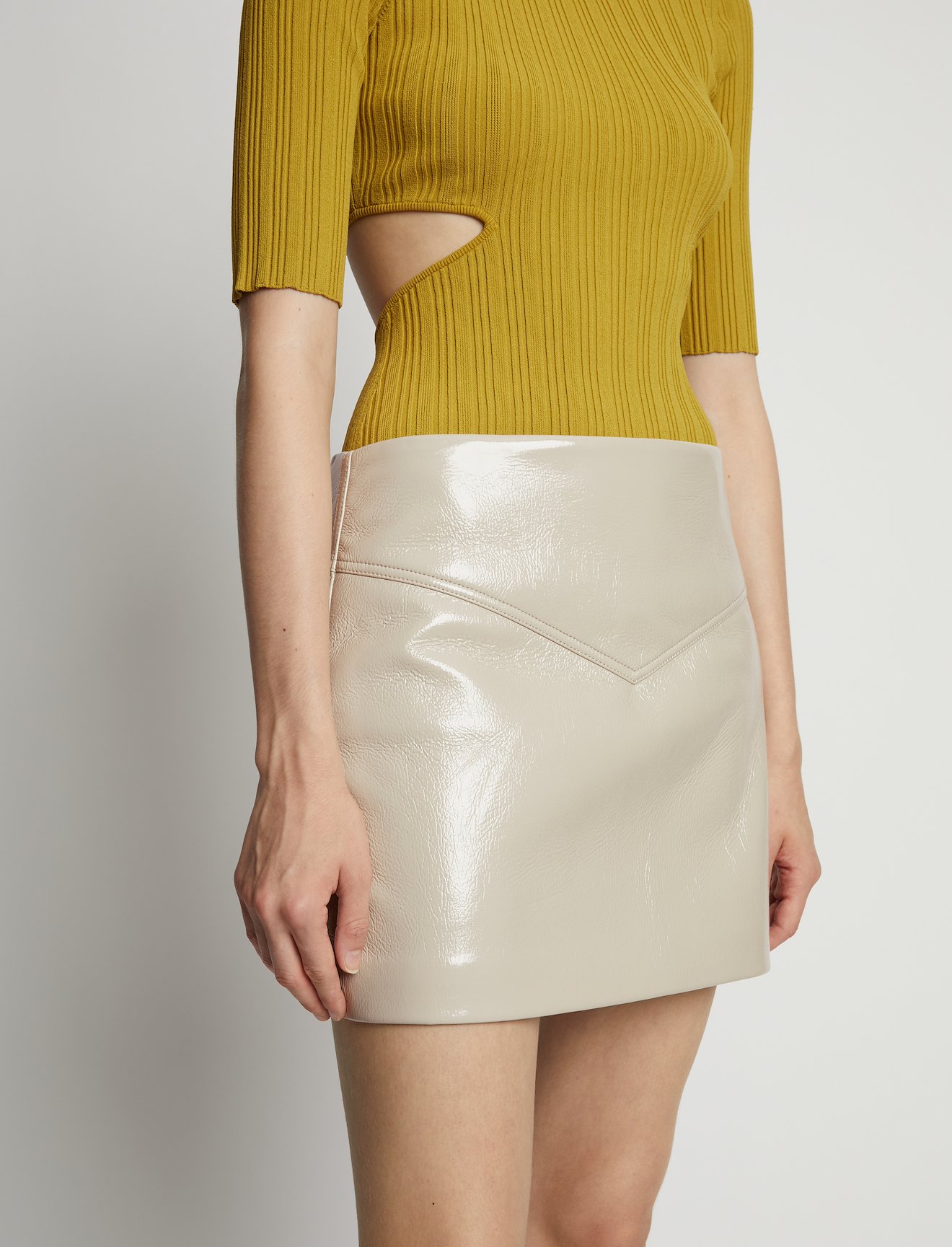 Vinyl Mini Skirt #3