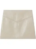 Proenza Schouler White Label vinyl mini skirt