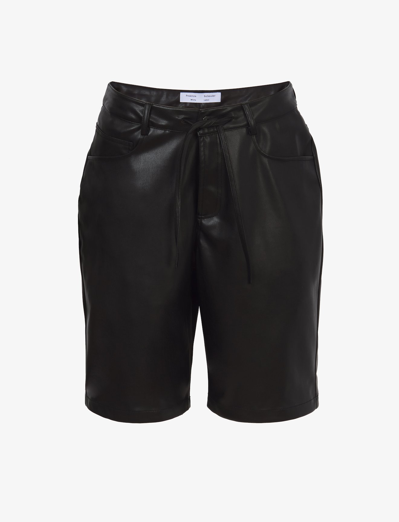 Faux Leather Shorts #4