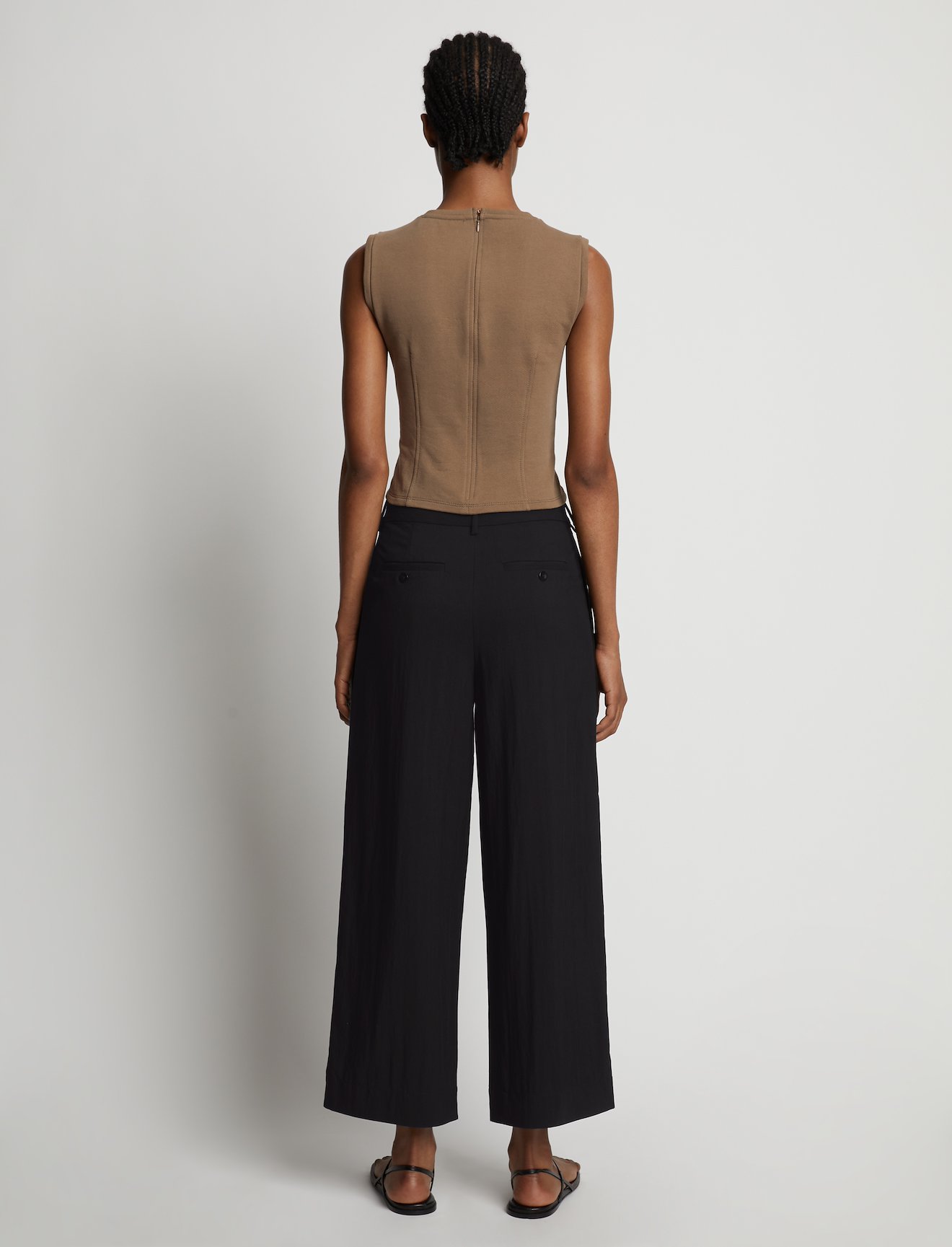 Drapey Suiting Wide Leg Pant #2