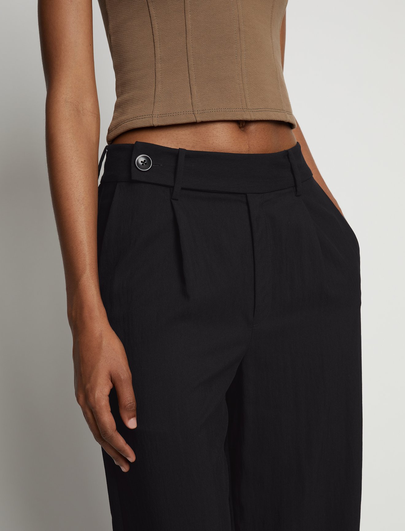 Drapey Suiting Wide Leg Pant #3