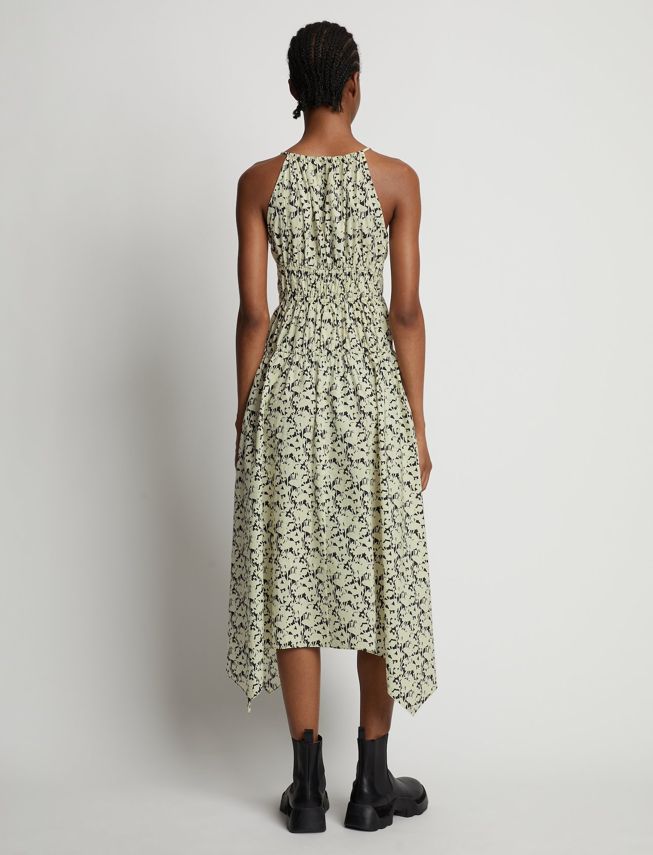 Floral Poplin Ruched Dress #2