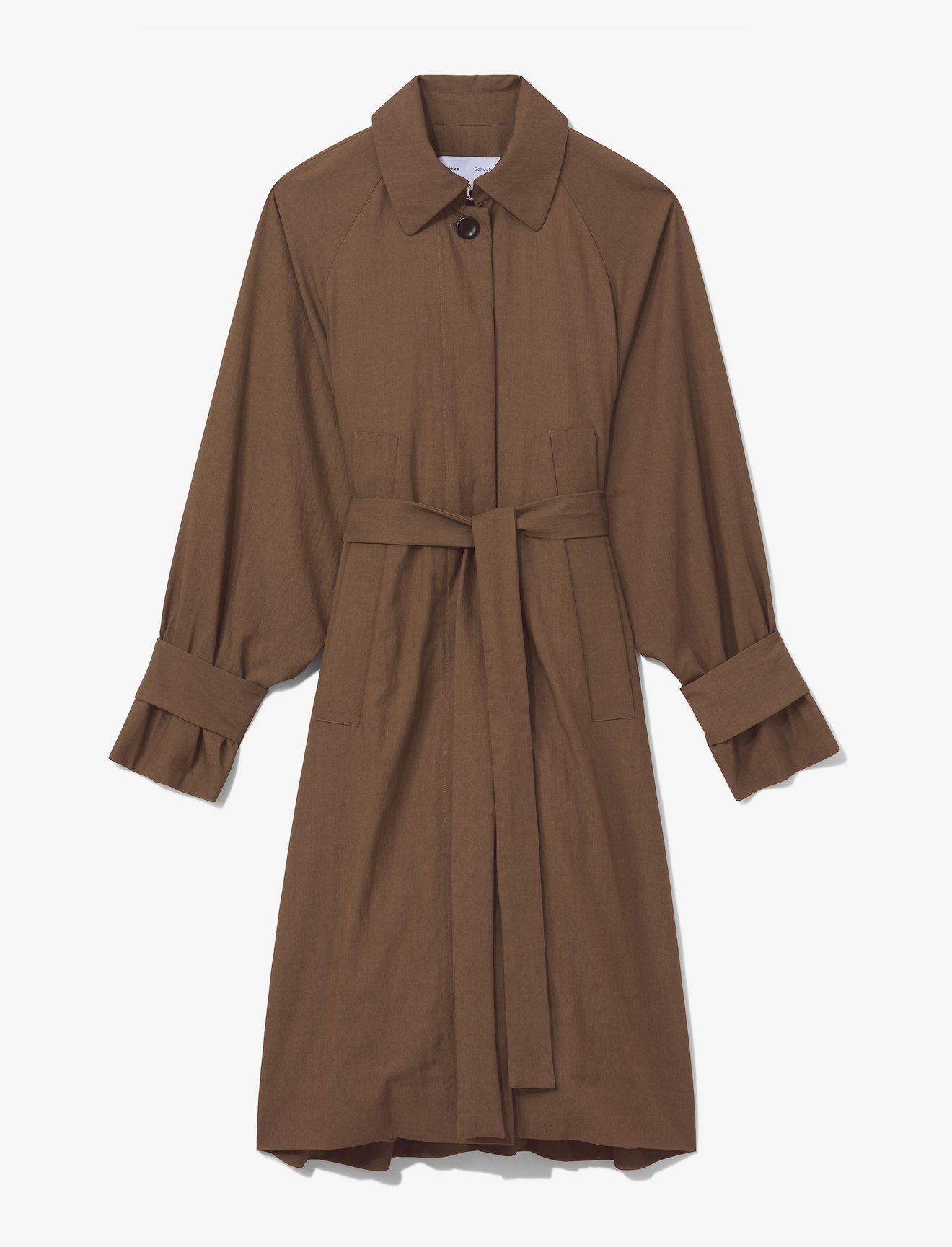 Drapey Suiting Trench Coat #4