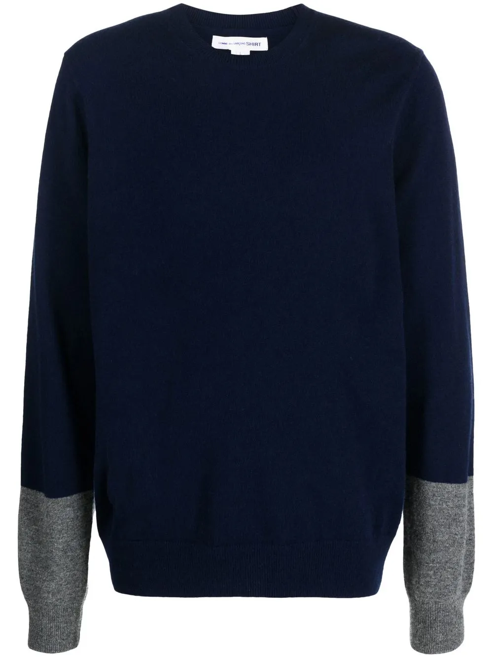 

Comme Des Garçons Shirt wool fine-knit jumper - Blue