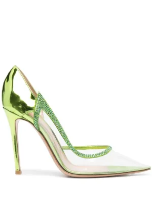 Gianvito rossi green on sale pumps