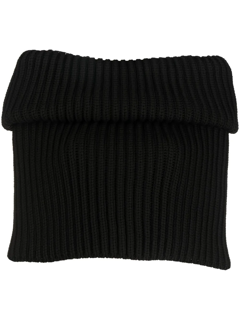 Alaïa chal de tejido grueso | negro | Image 1