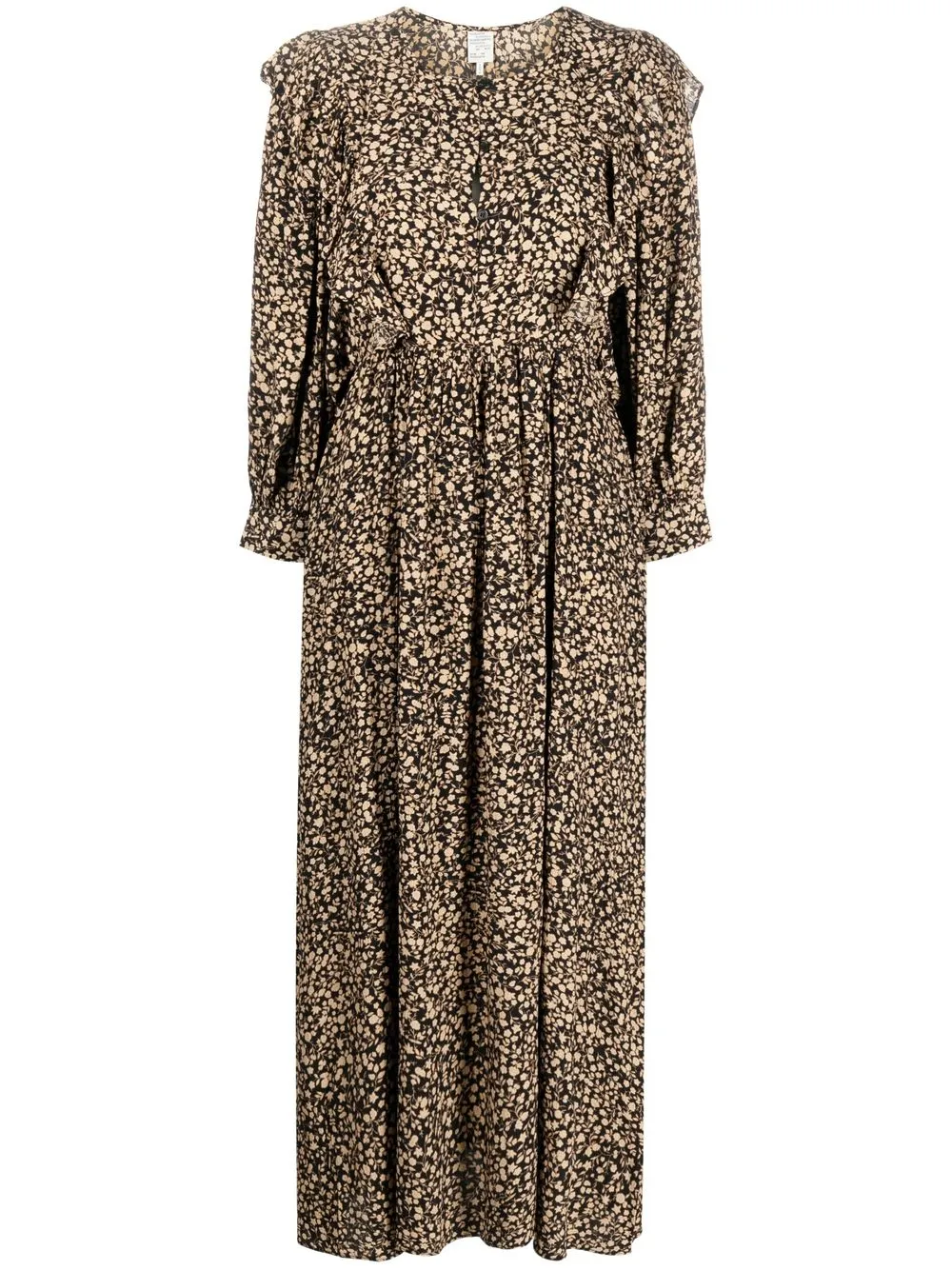 

Baum Und Pferdgarten Alona floral print maxi dress - Black