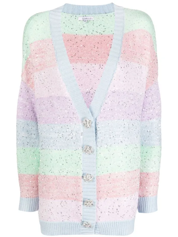 Olivia Rubin Mika stripe-print Knit 