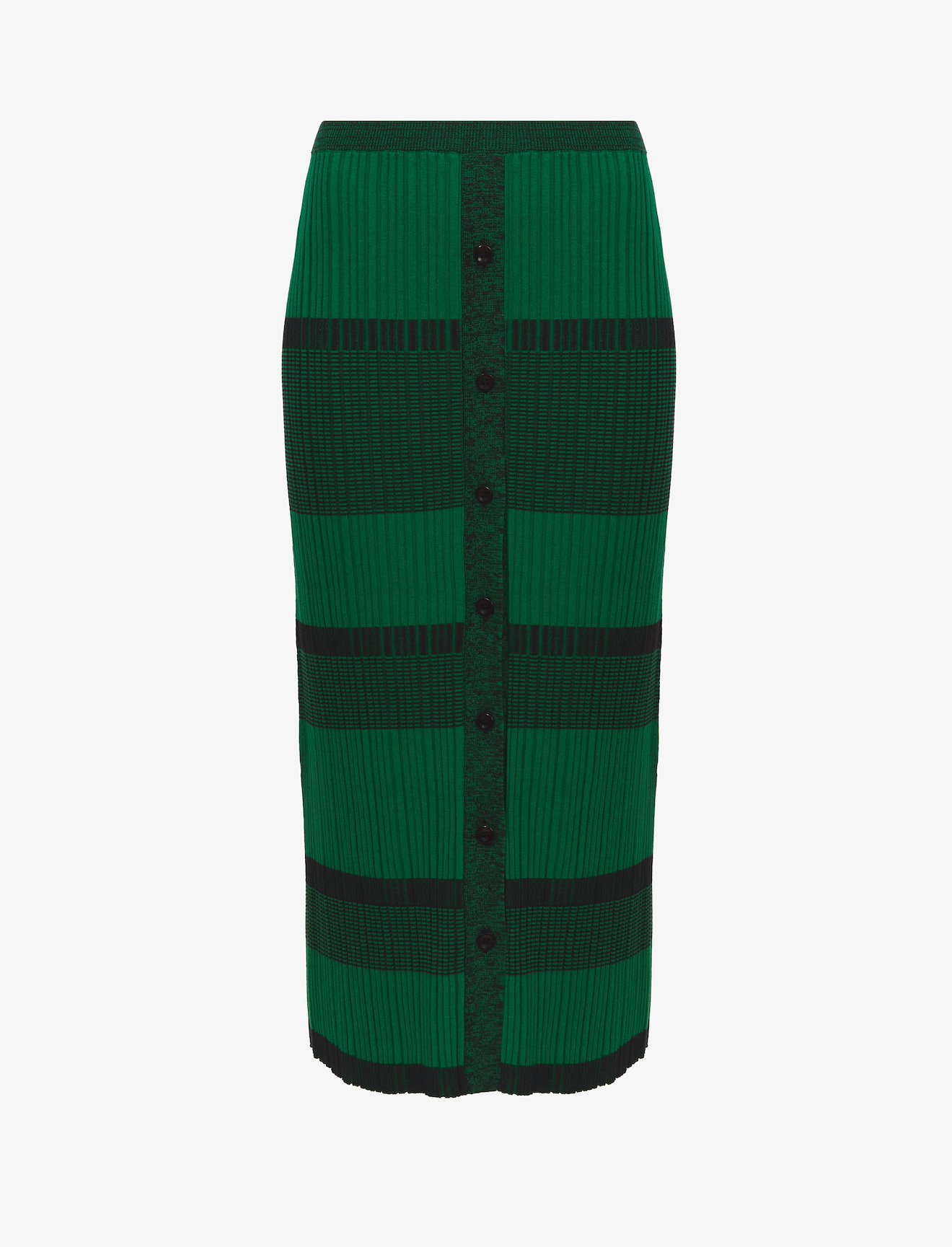 Mini Stripe Button Front Skirt #4