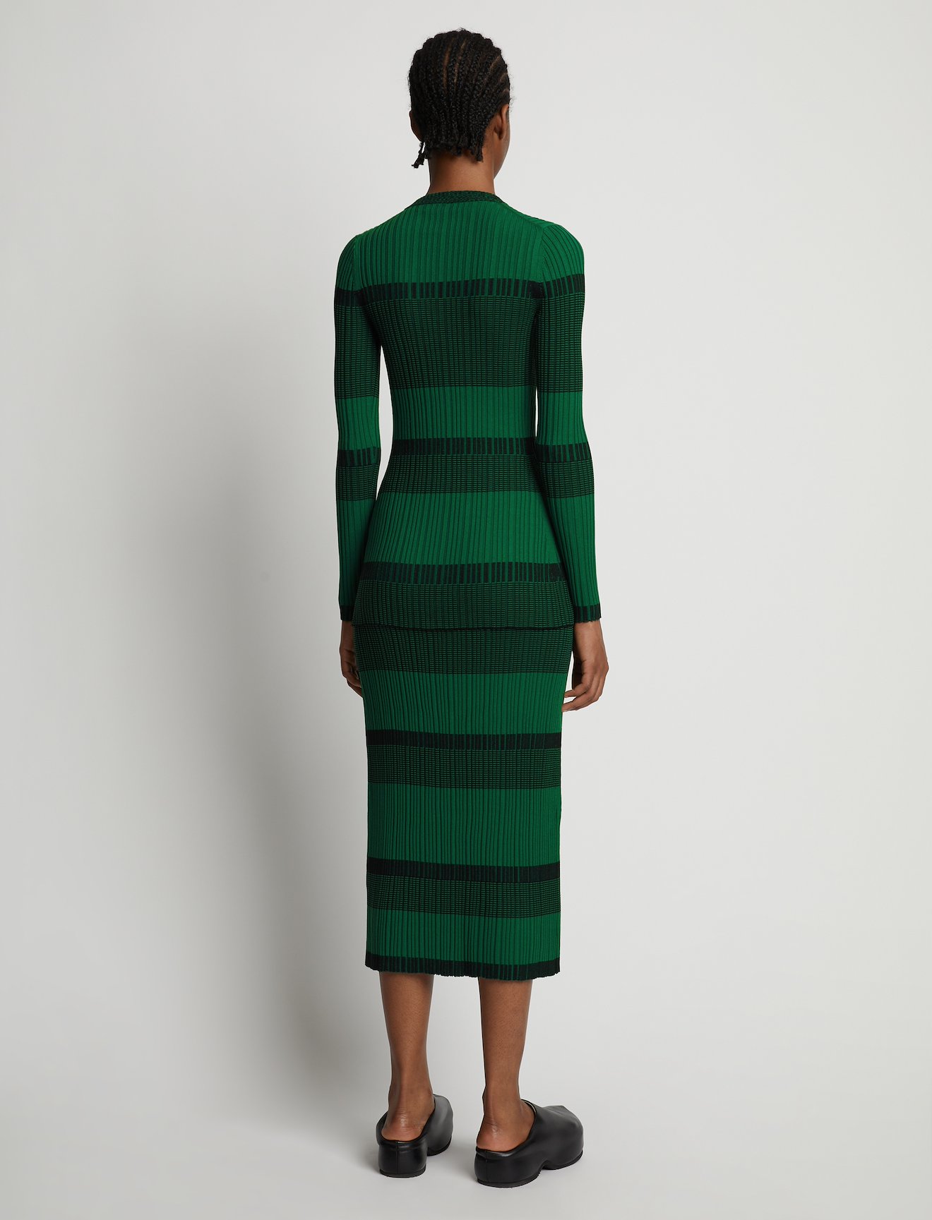 Mini Stripe Button Front Skirt #2
