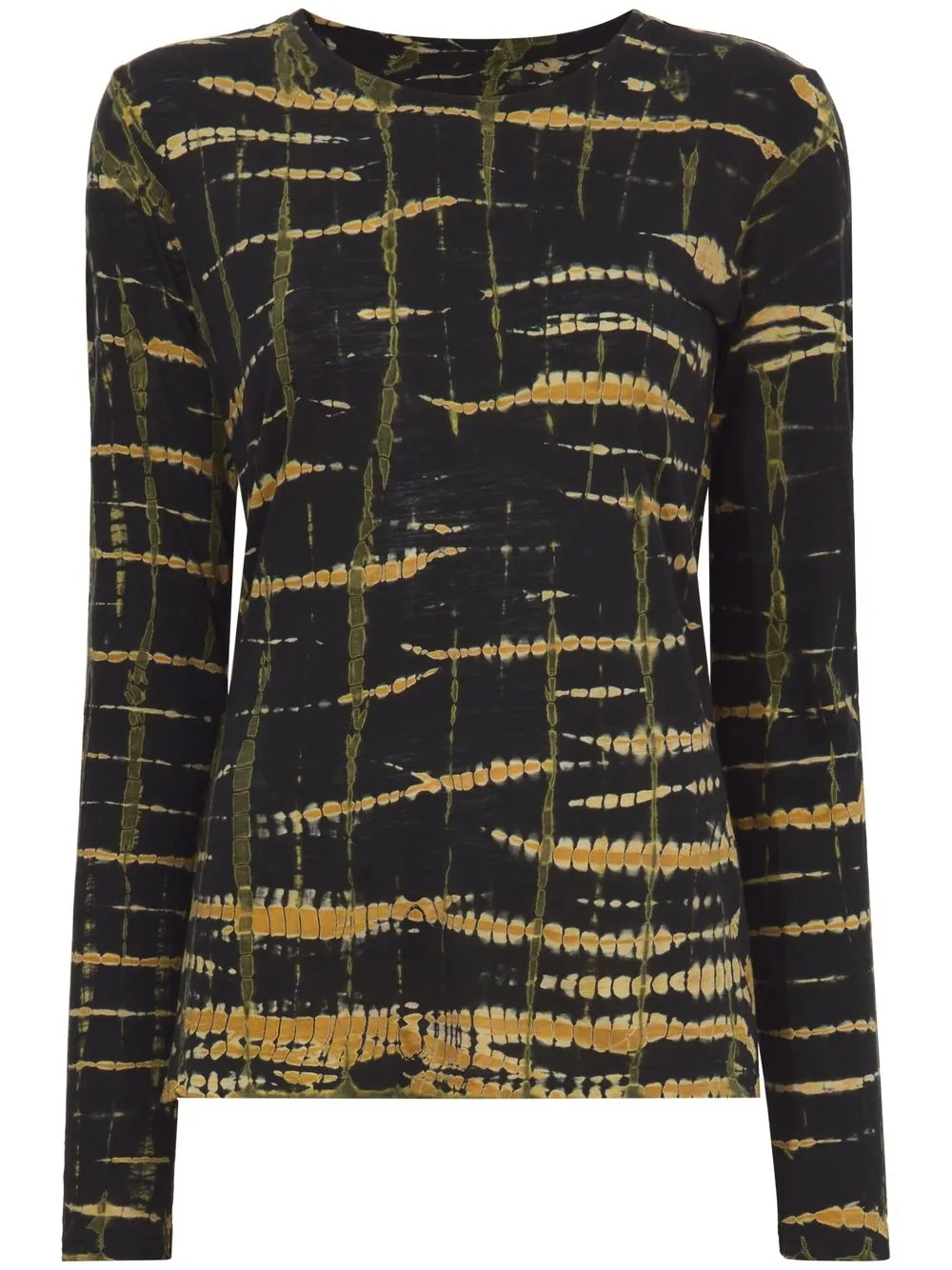 

Proenza Schouler Tie Dye Long Sleeve T-Shirt - Black