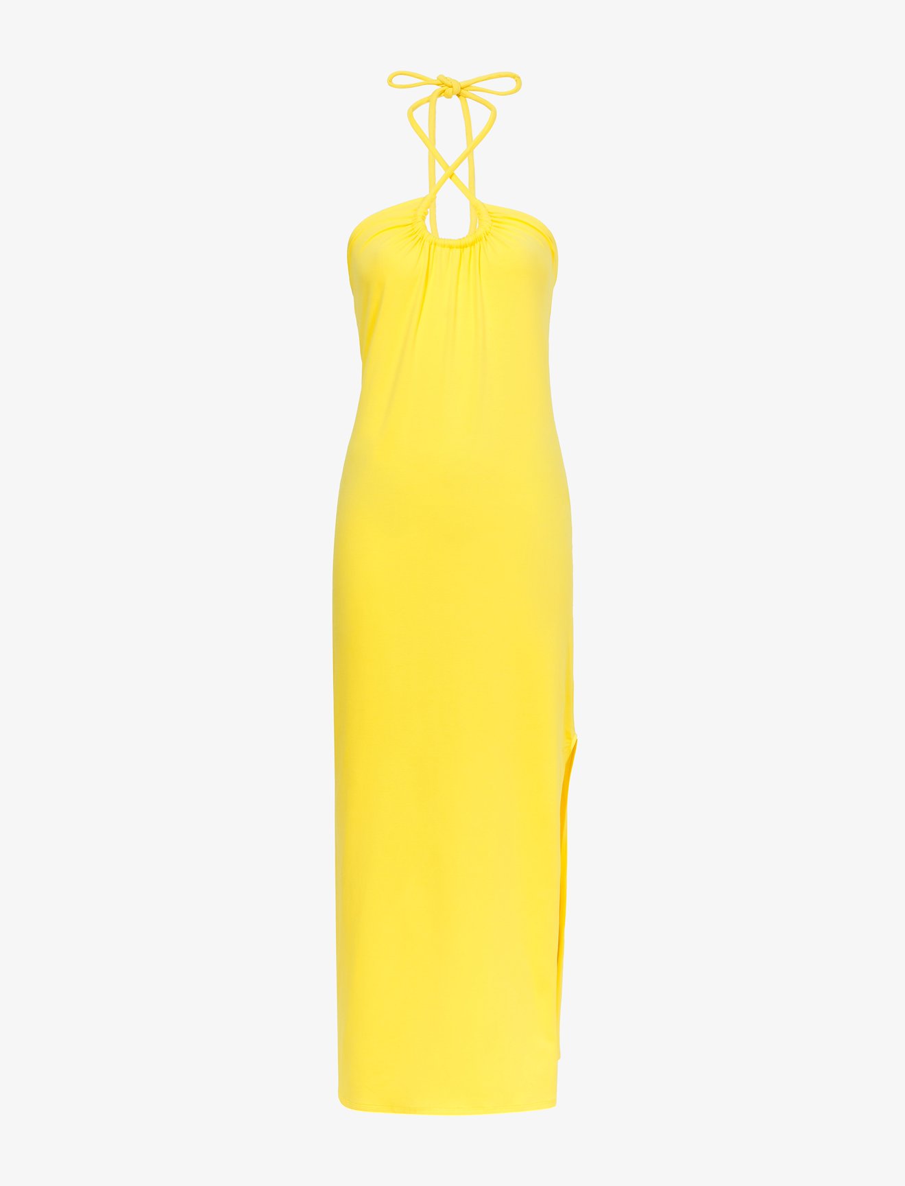 Halter Knit Maxi Dress #4