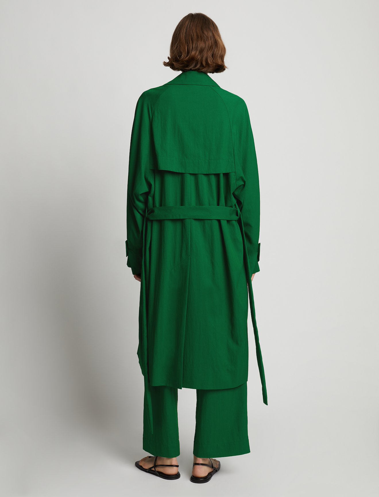 Drapey Suiting Trench Coat #2