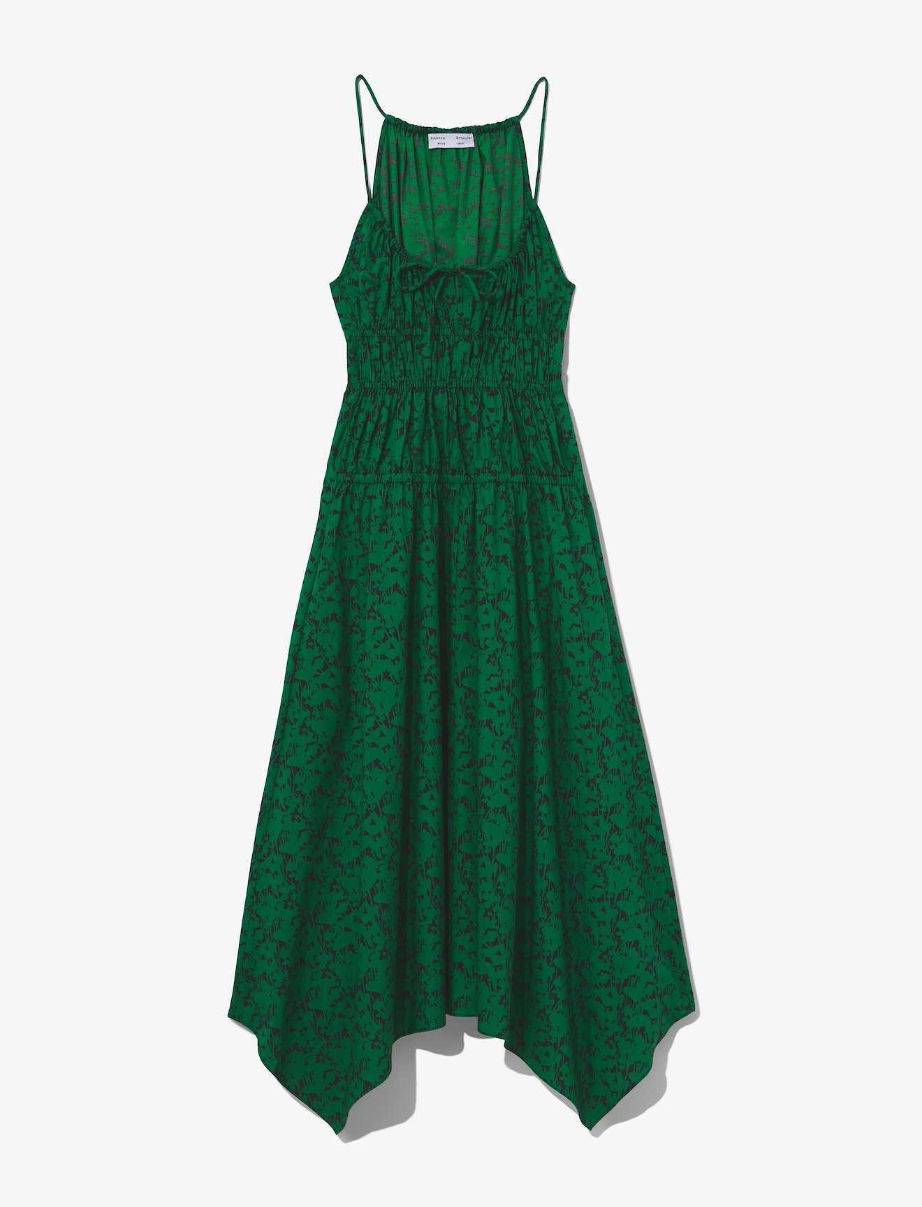 Floral Poplin Ruched Dress #4