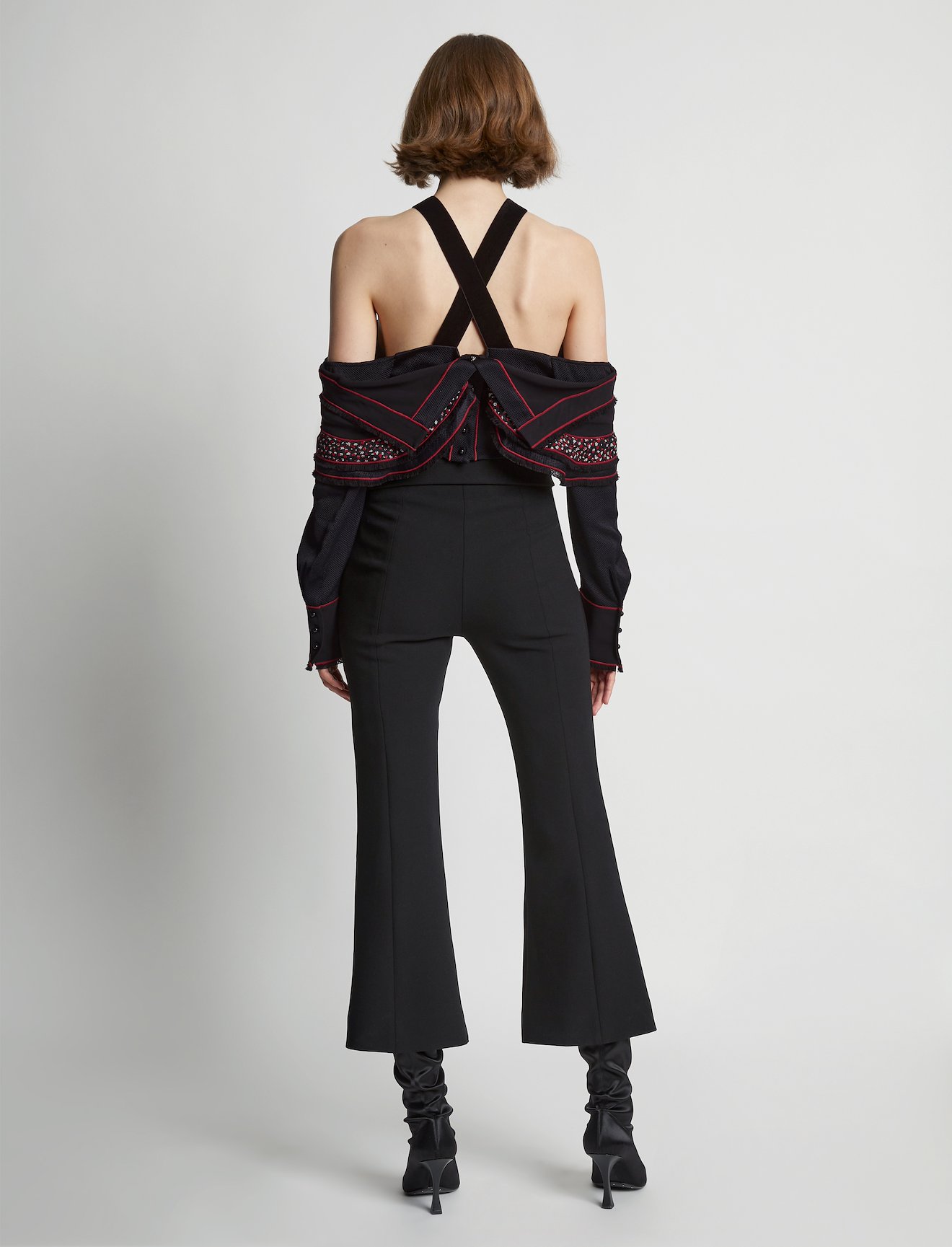Textured Viscose Crepe Top #3