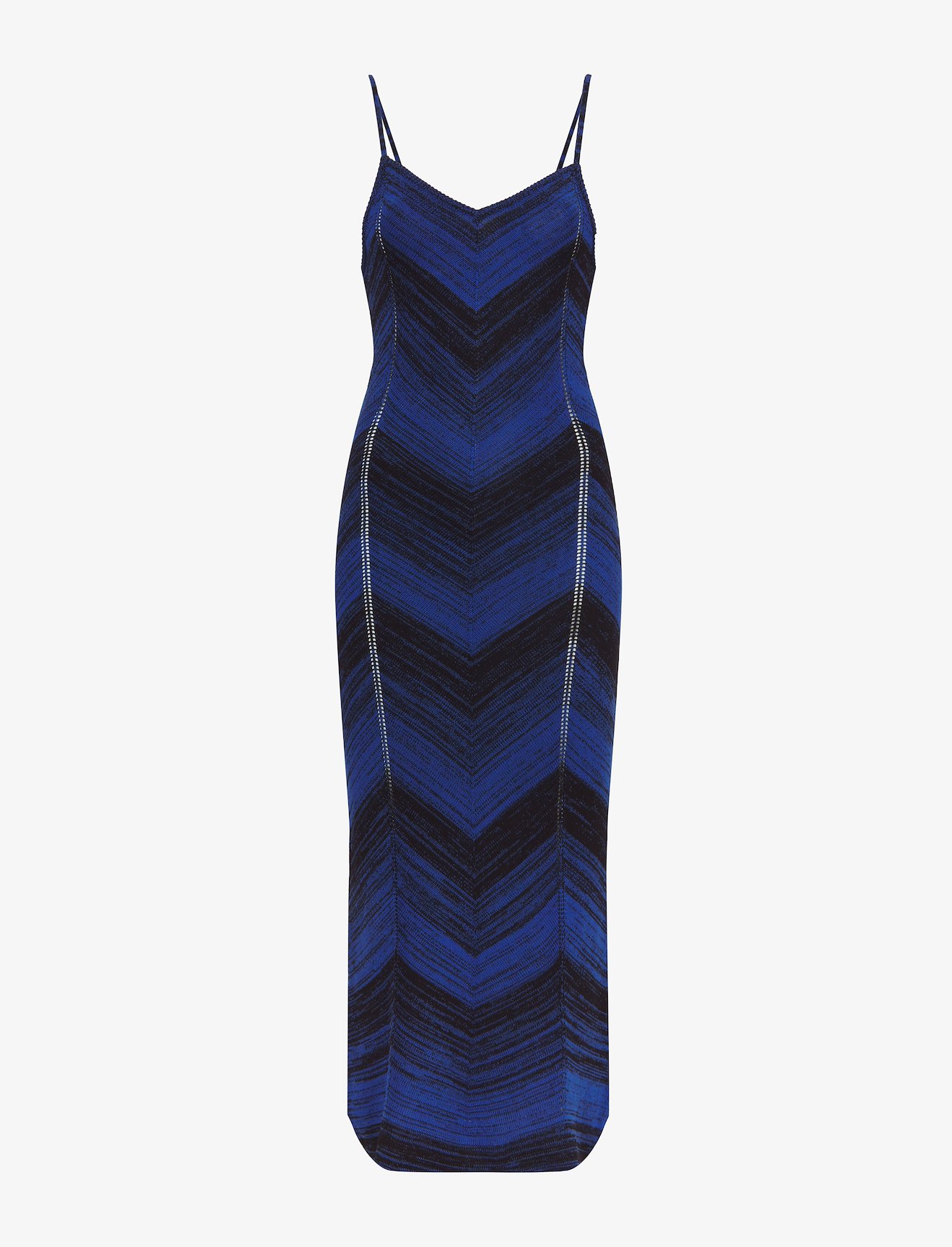 Marled Stripe Knit Maxi Dress #4