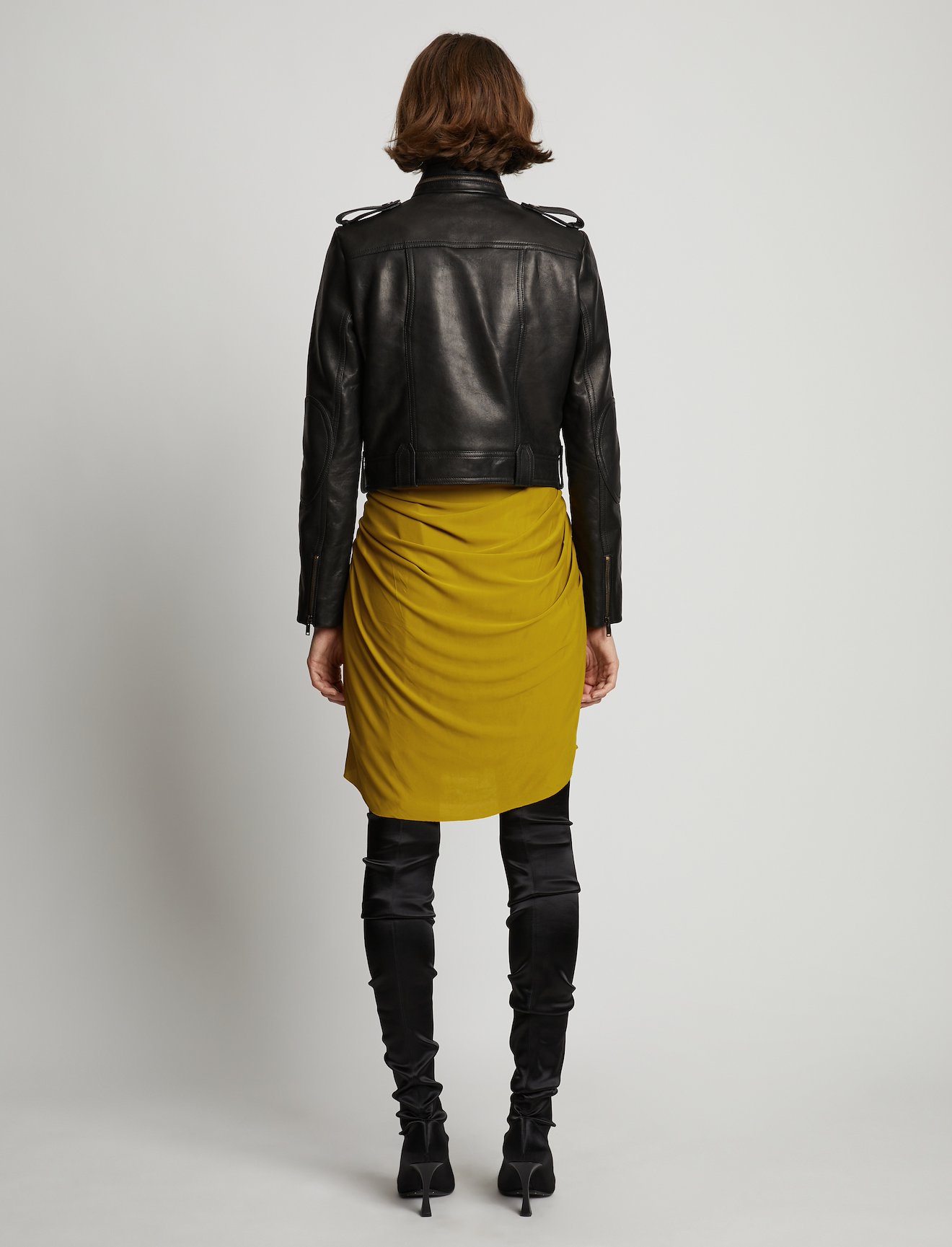 Jersey pleated mini skirt #2