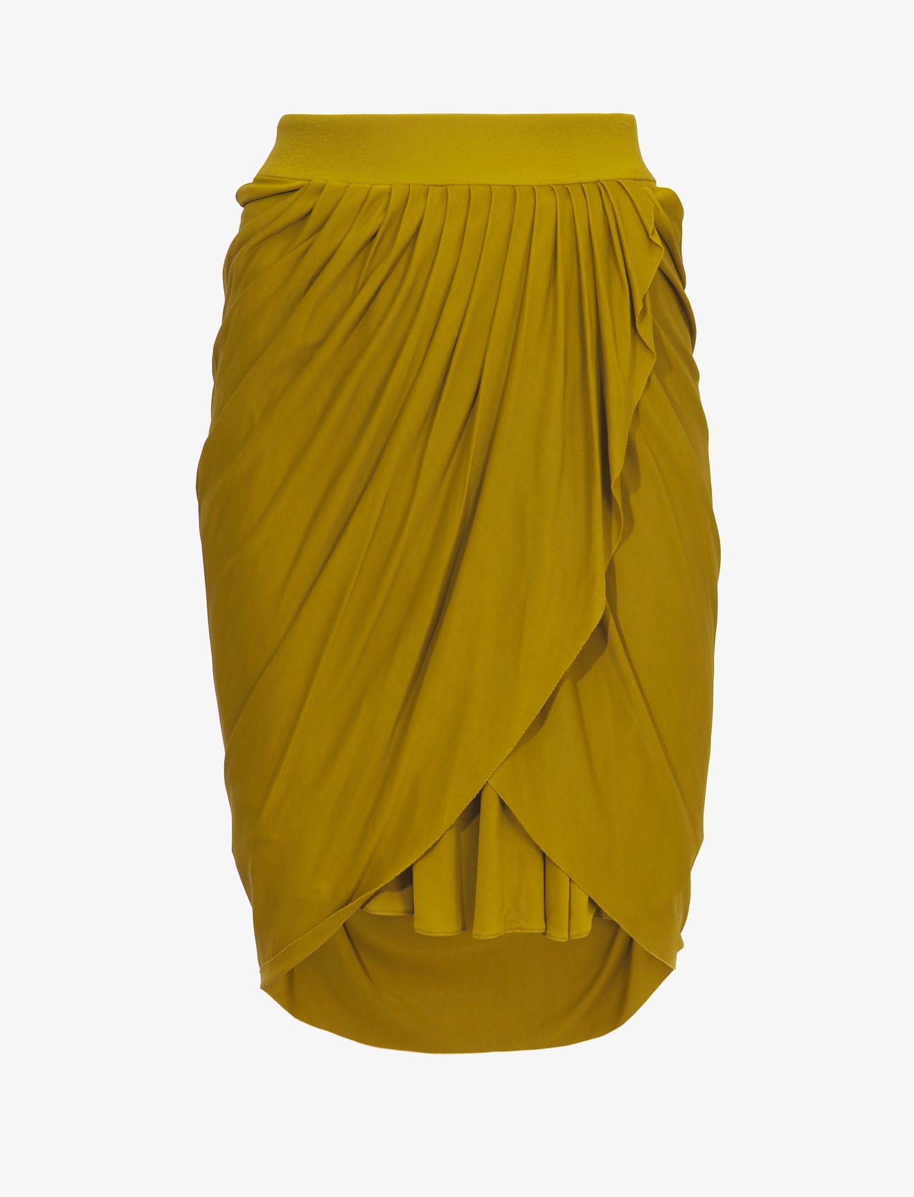 Jersey pleated mini skirt #4