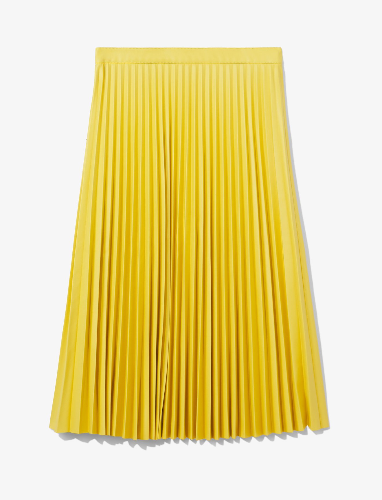 Faux Leather Pleated Skirt #4
