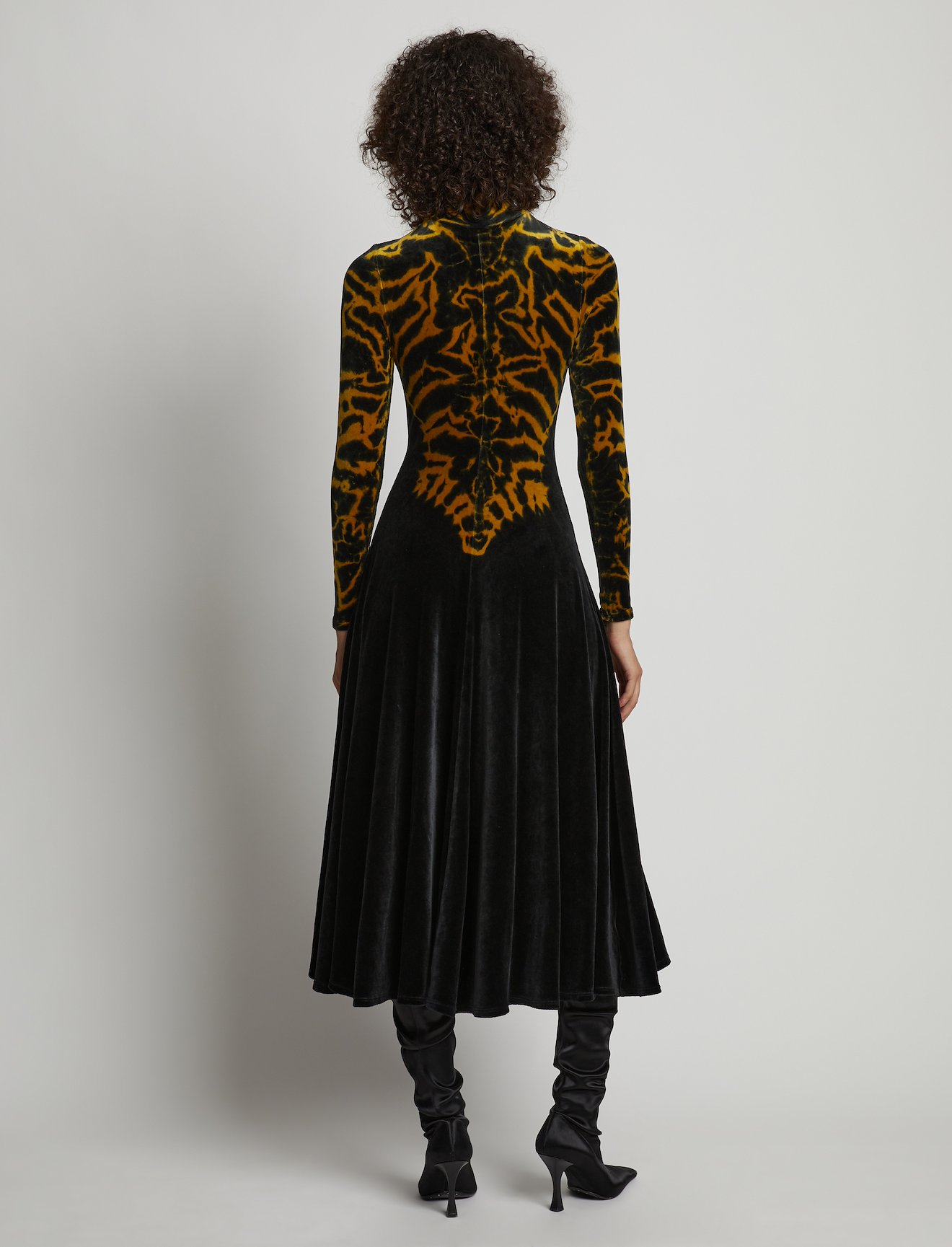 Tie Dye Velvet Dress #2