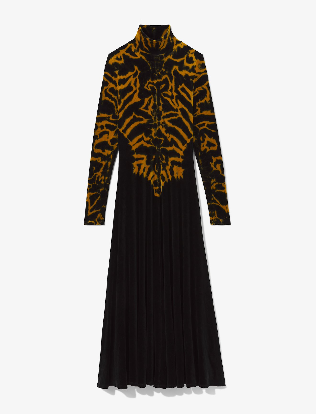 Tie Dye Velvet Dress #4