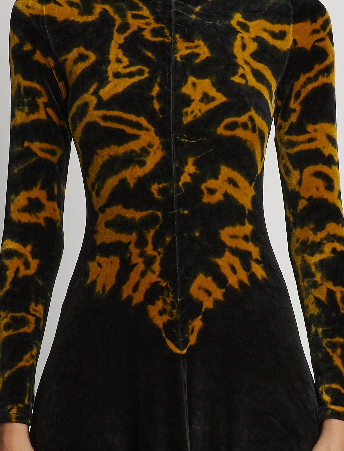 Tie Dye Velvet Dress #3