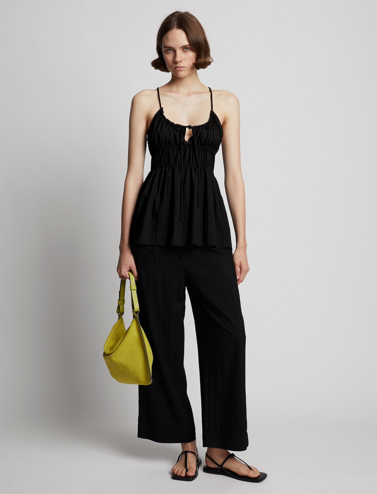 Drapey Suiting Ruched Top #1