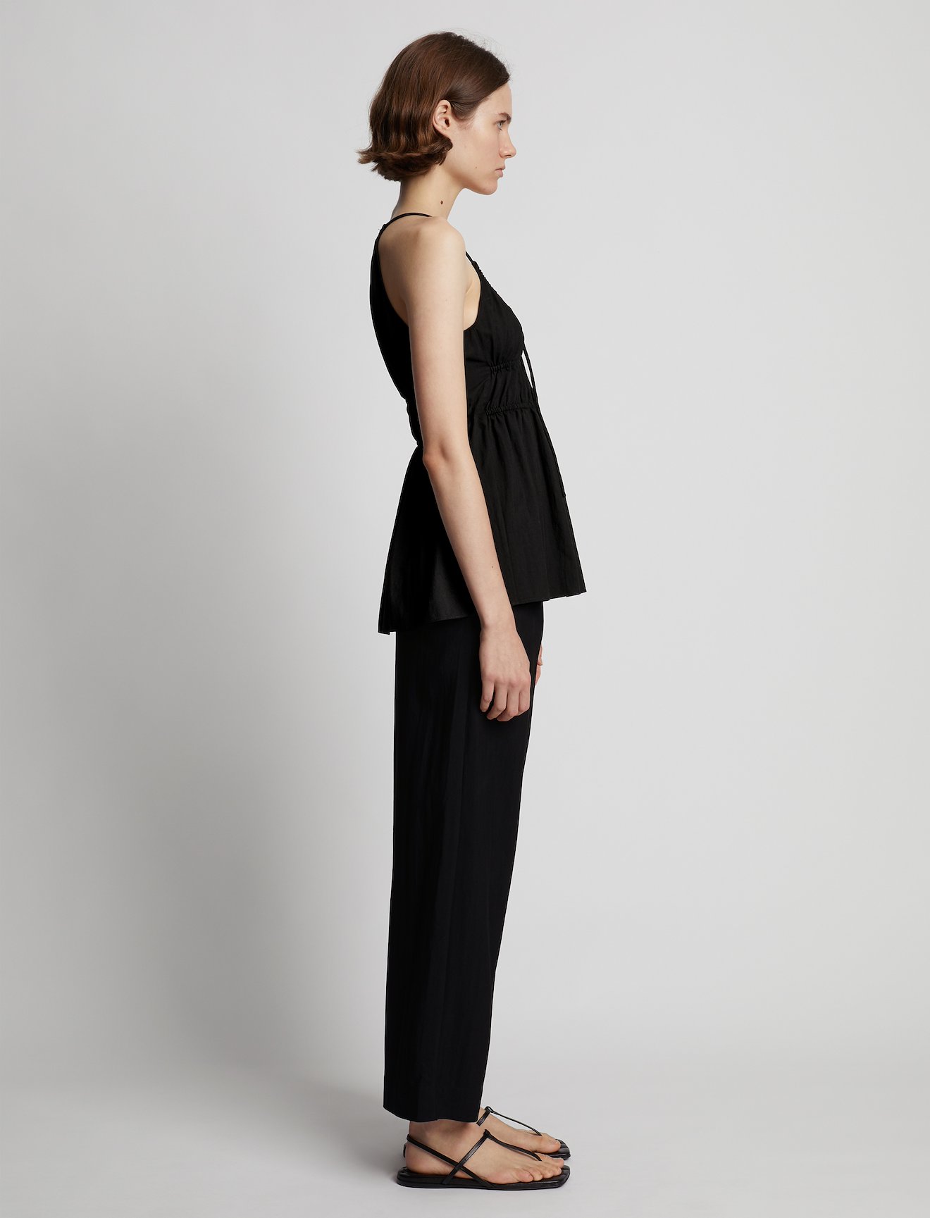 Drapey Suiting Ruched Top #2