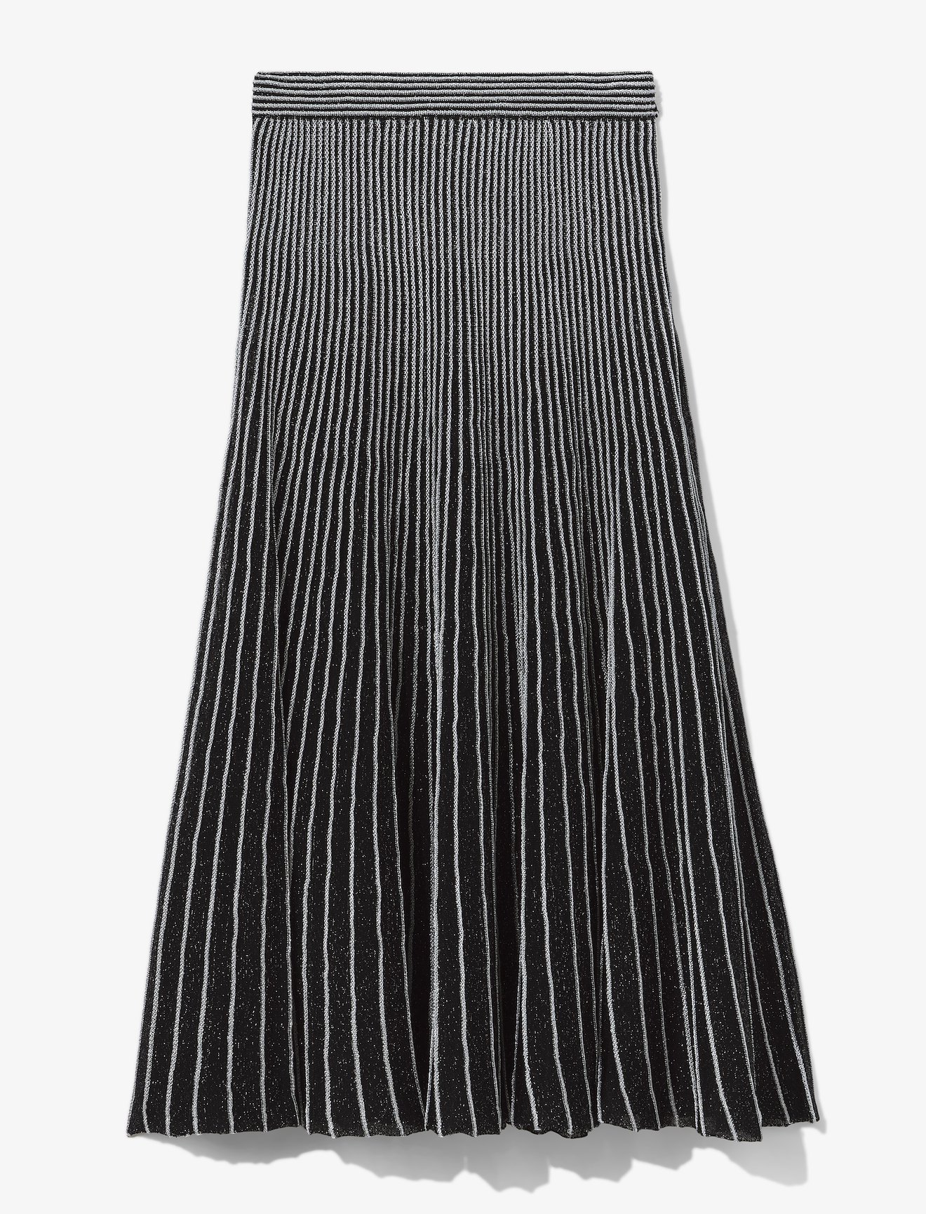 Metallic Rib Knit Skirt #4
