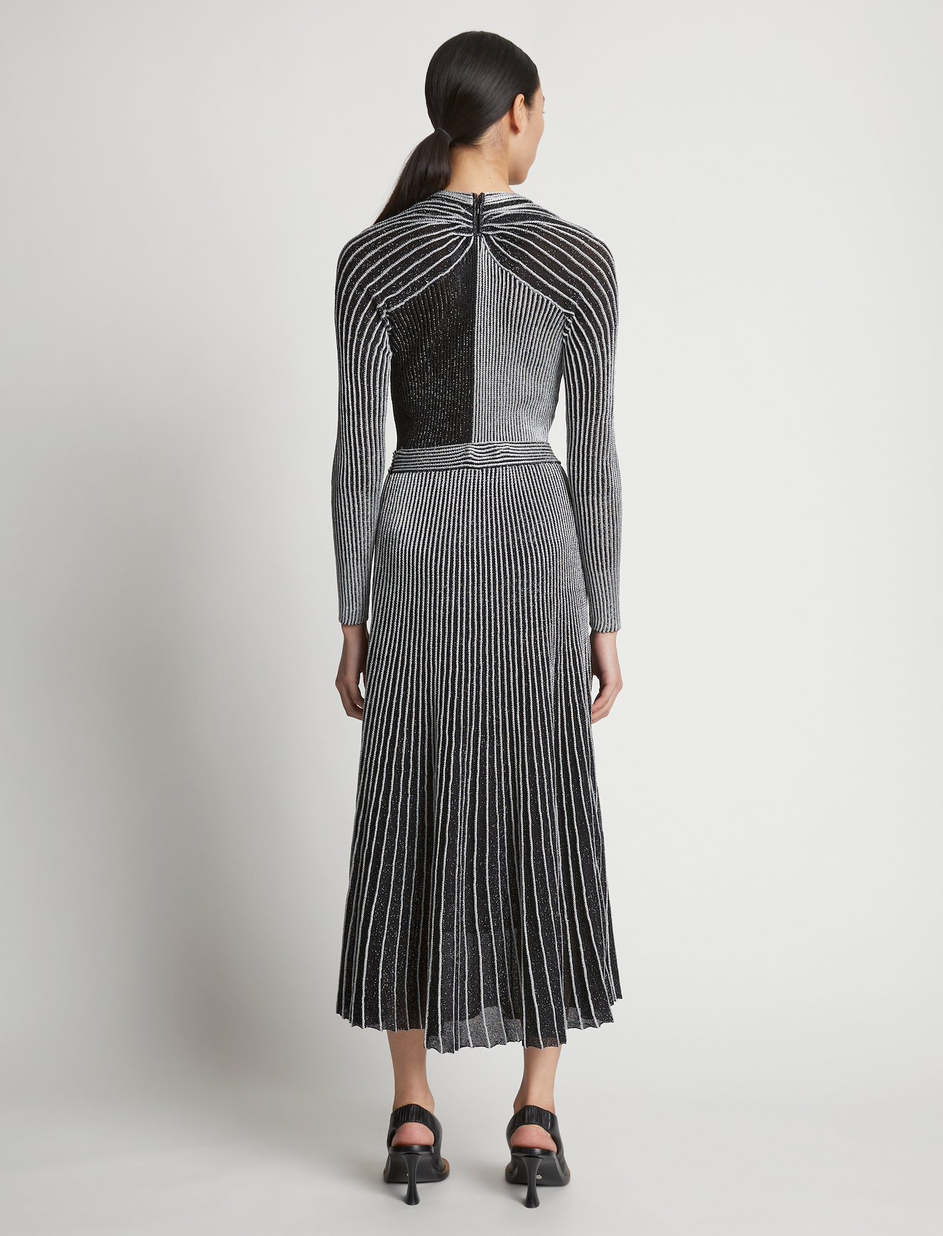 Metallic Rib Knit Skirt #2