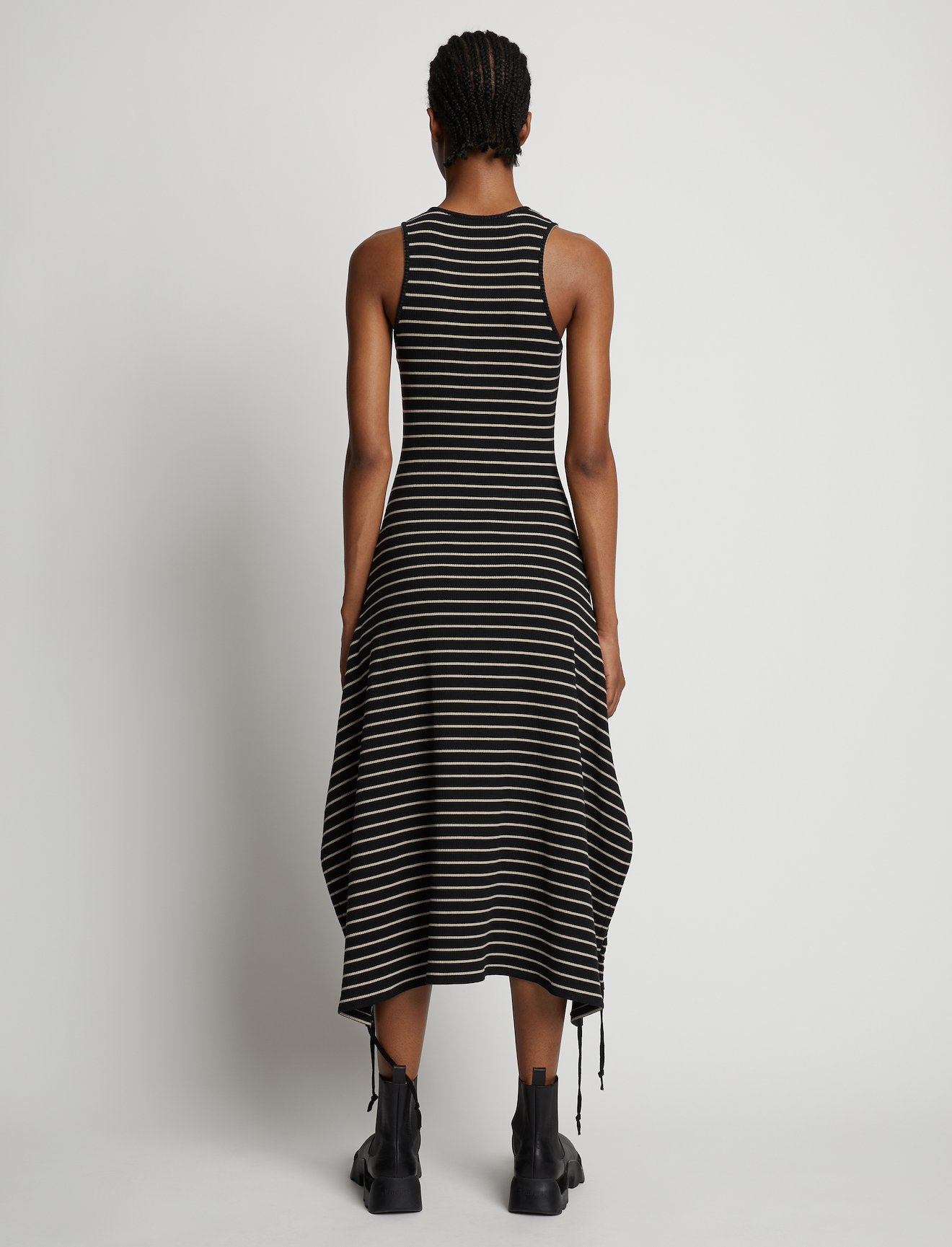 Stripe Rib Sleeveless Dress #2