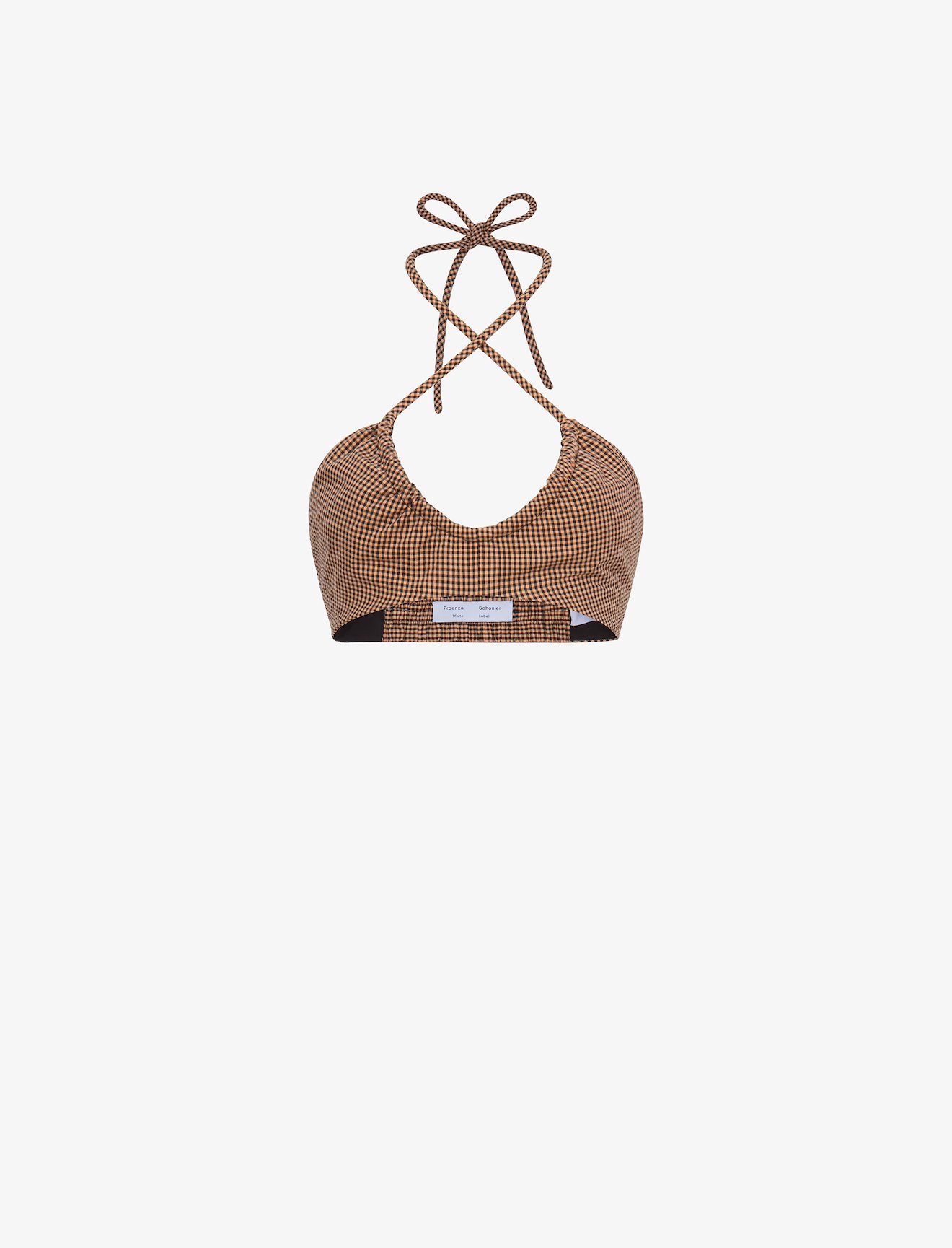 Gingham Halter Bralette #5