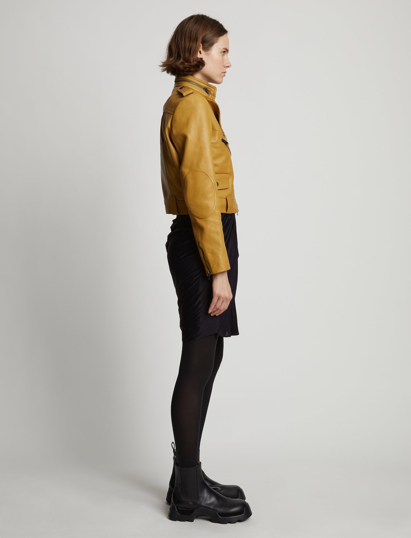 pleated Jersey mini skirt #1