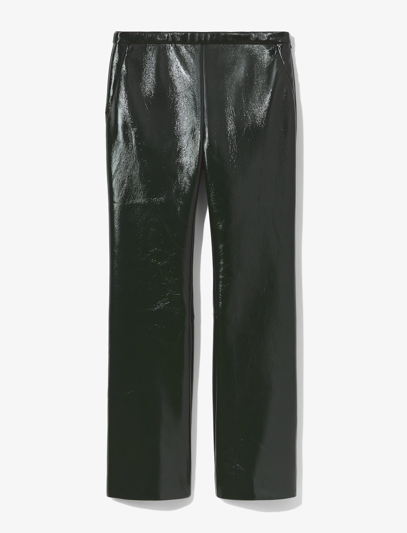 Vinyl Cropped Pants #4