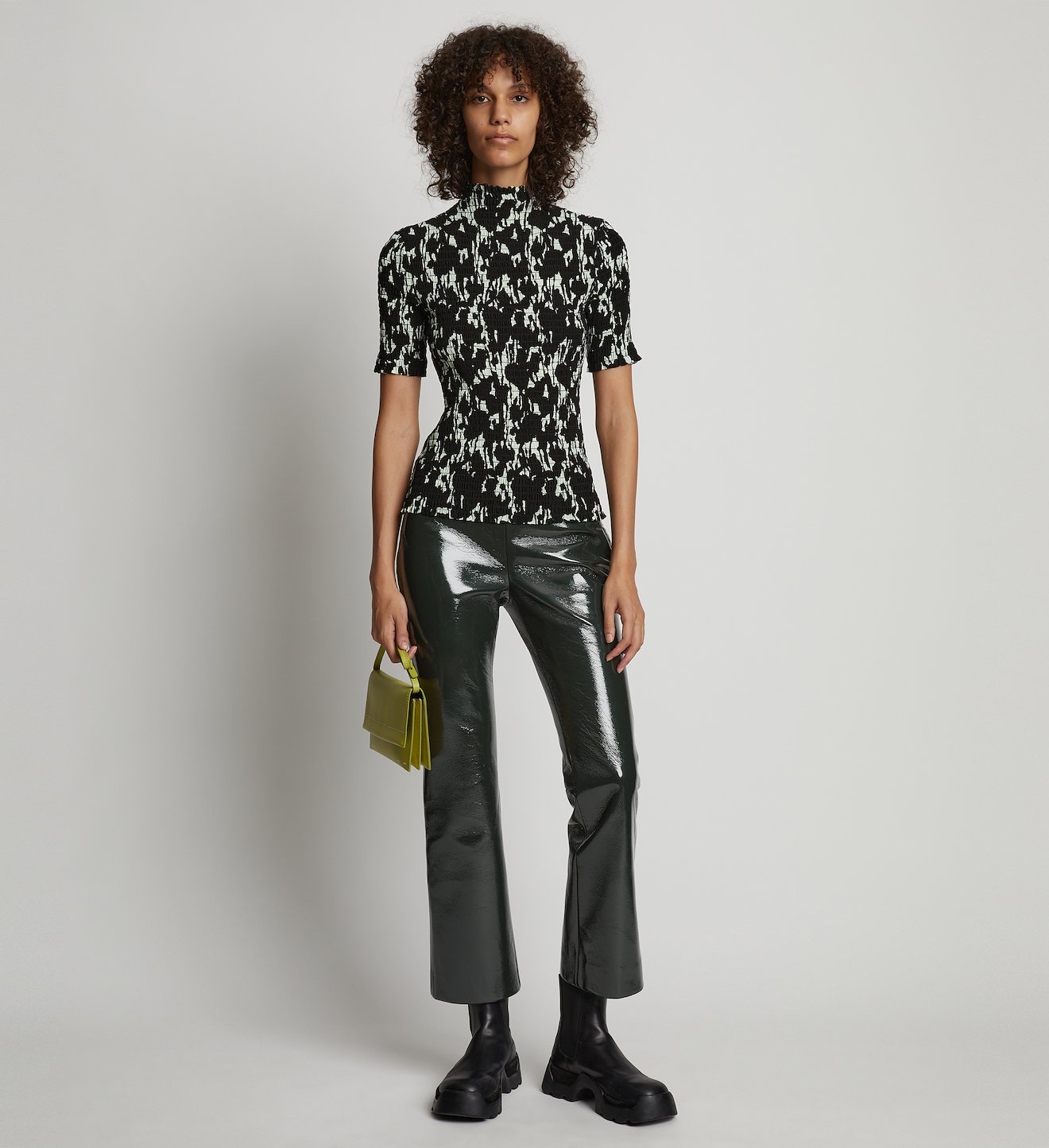 Vinyl Cropped Pants