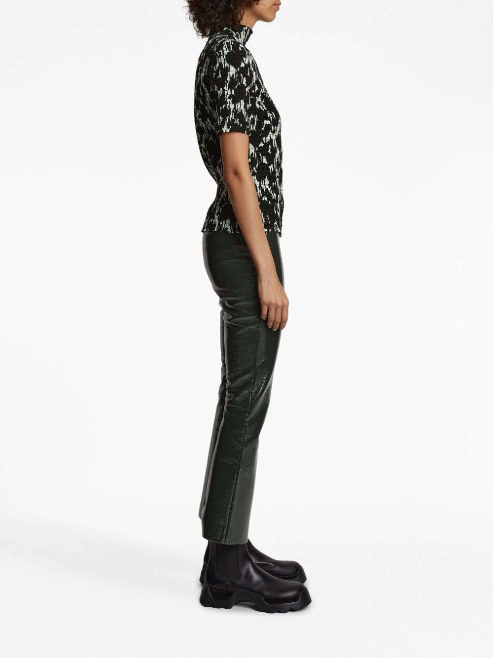 Proenza Schouler White Label vinyl cropped trousers Women