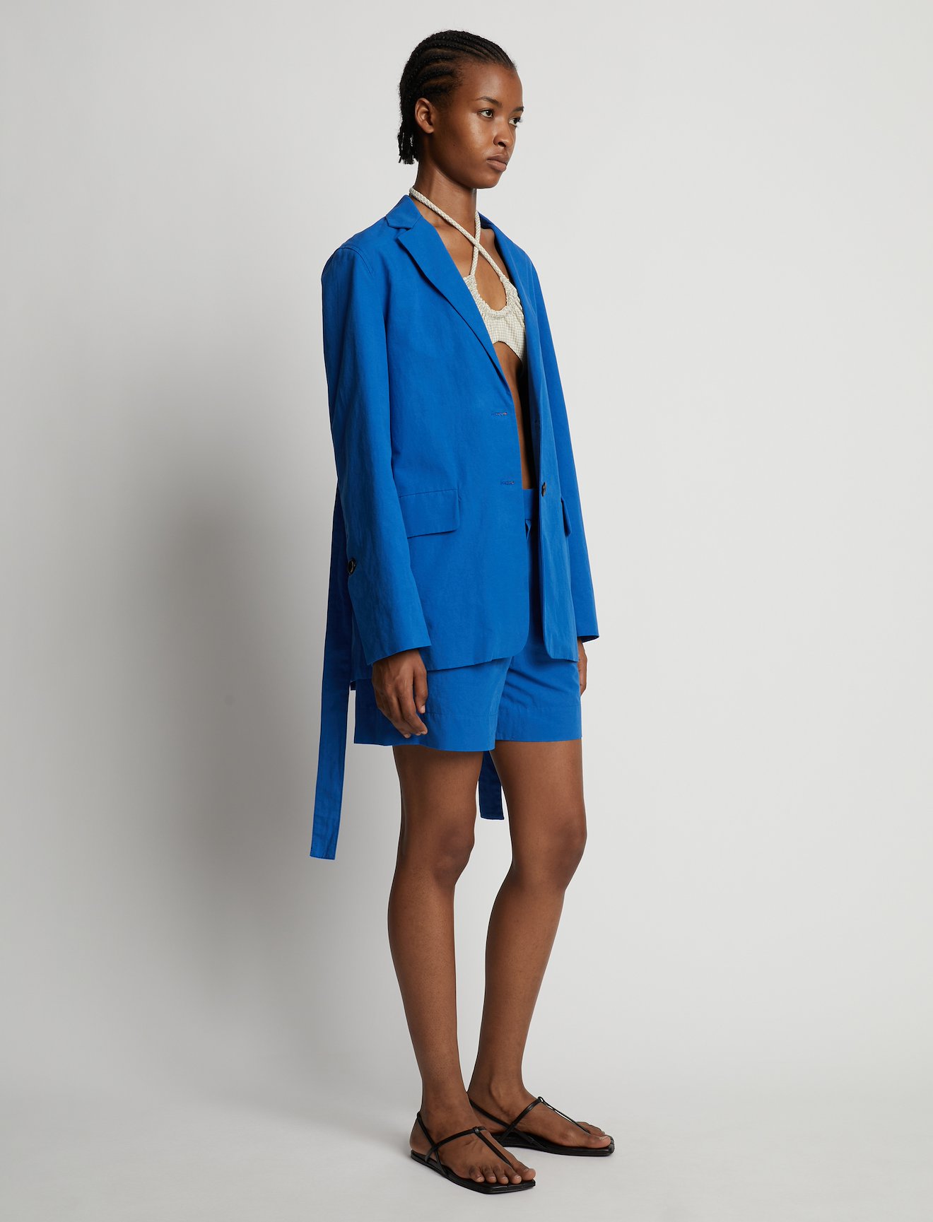 Cotton Linen Blazer #2