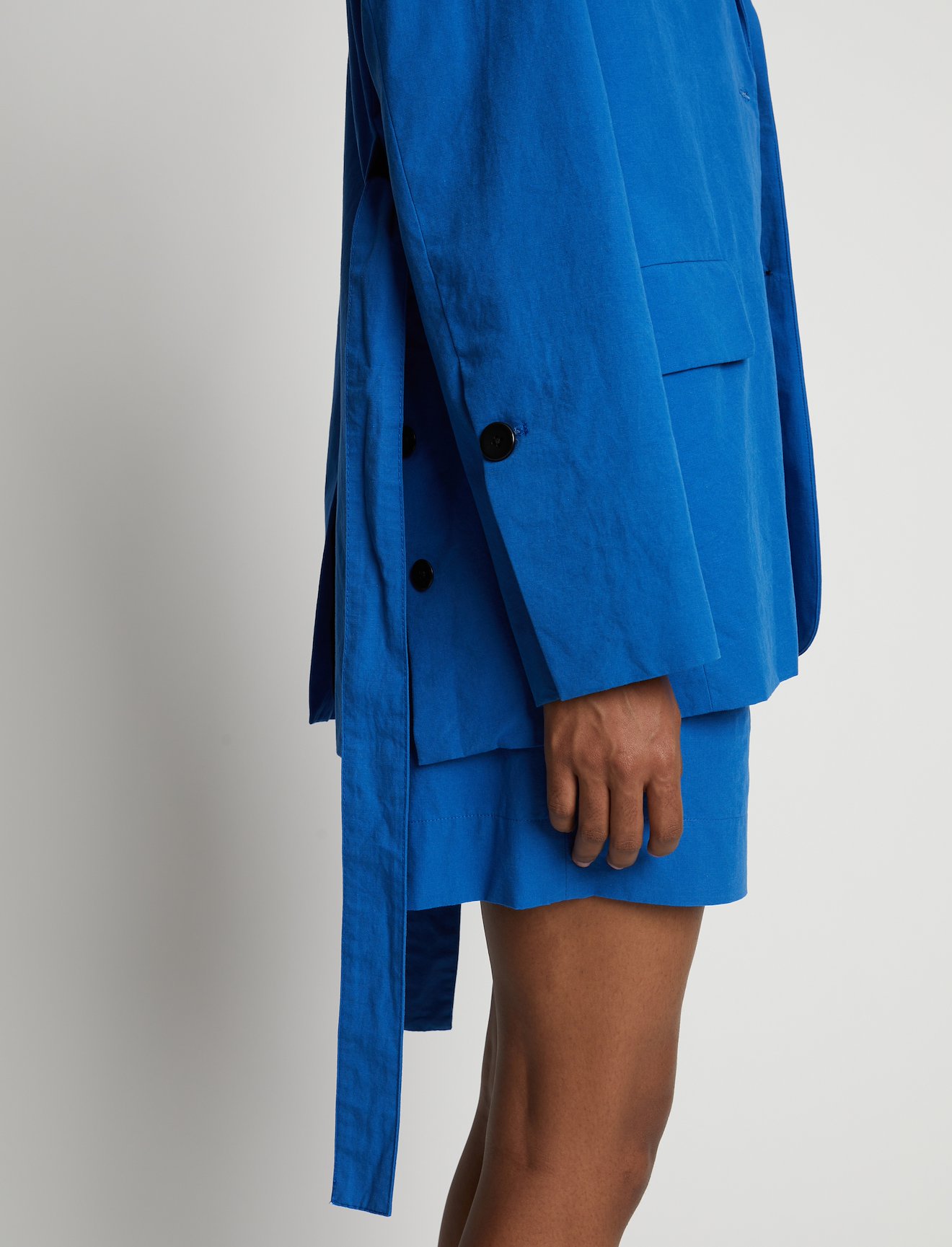 Cotton Linen Blazer #4