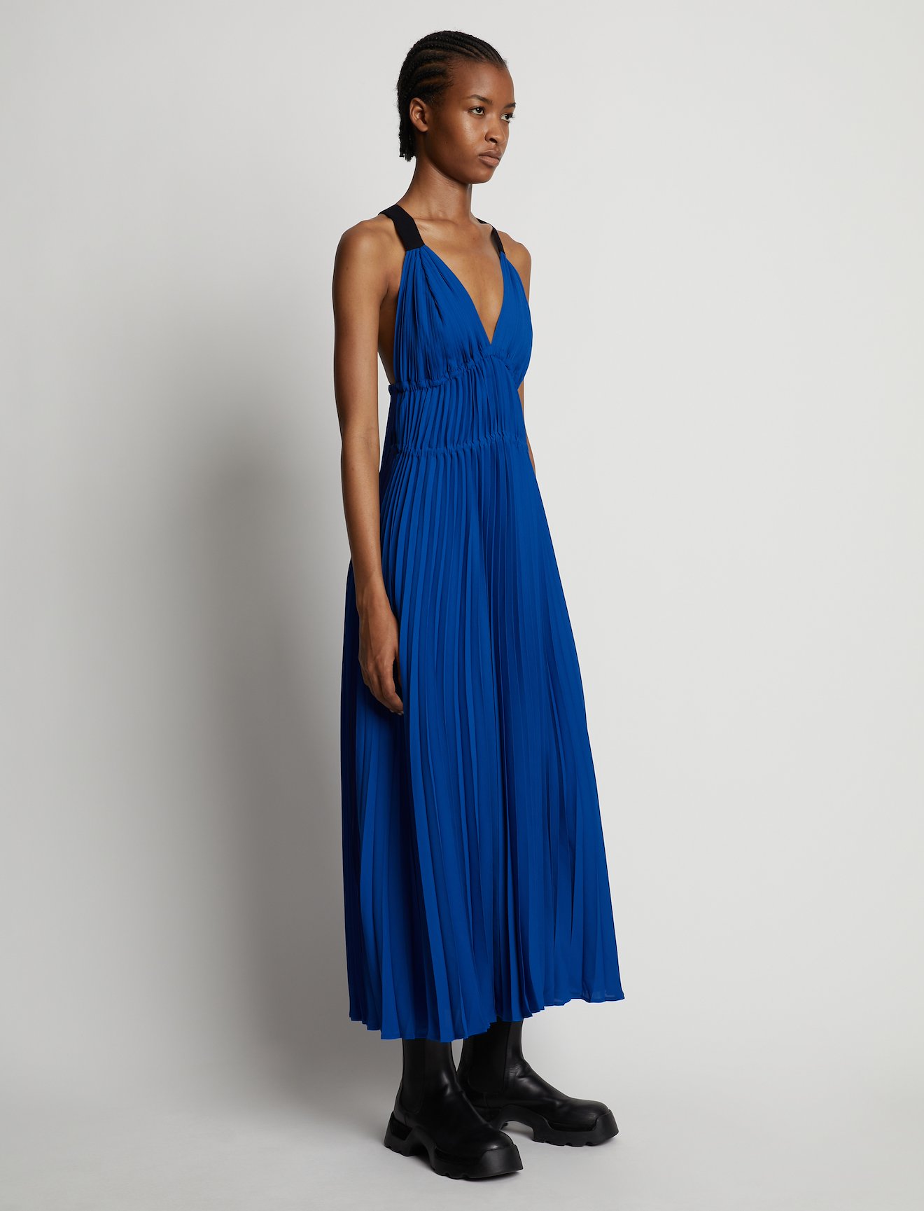 Broomstick Pleated Tank Dress #1