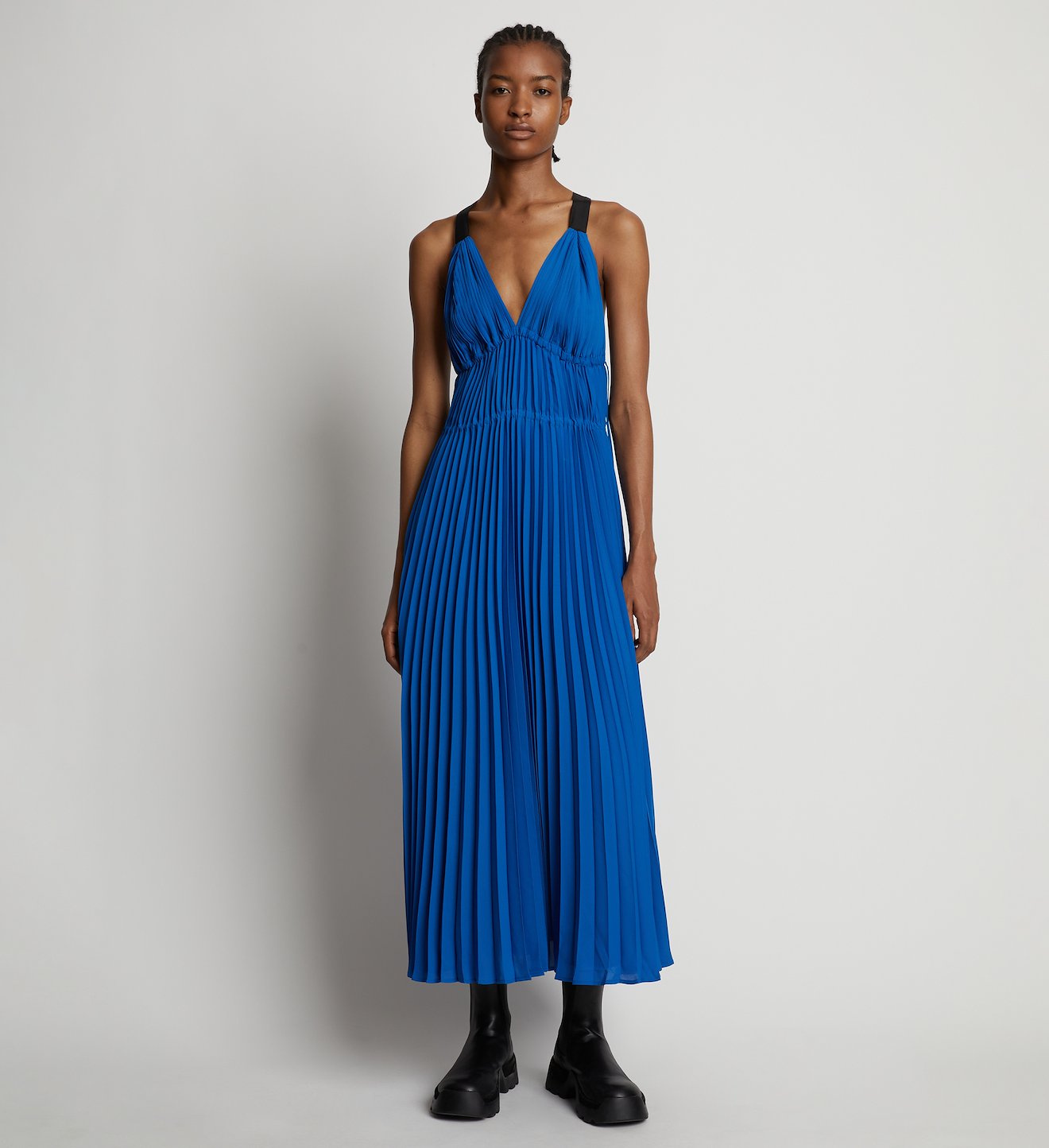 Broomstick Pleated Tank Dress