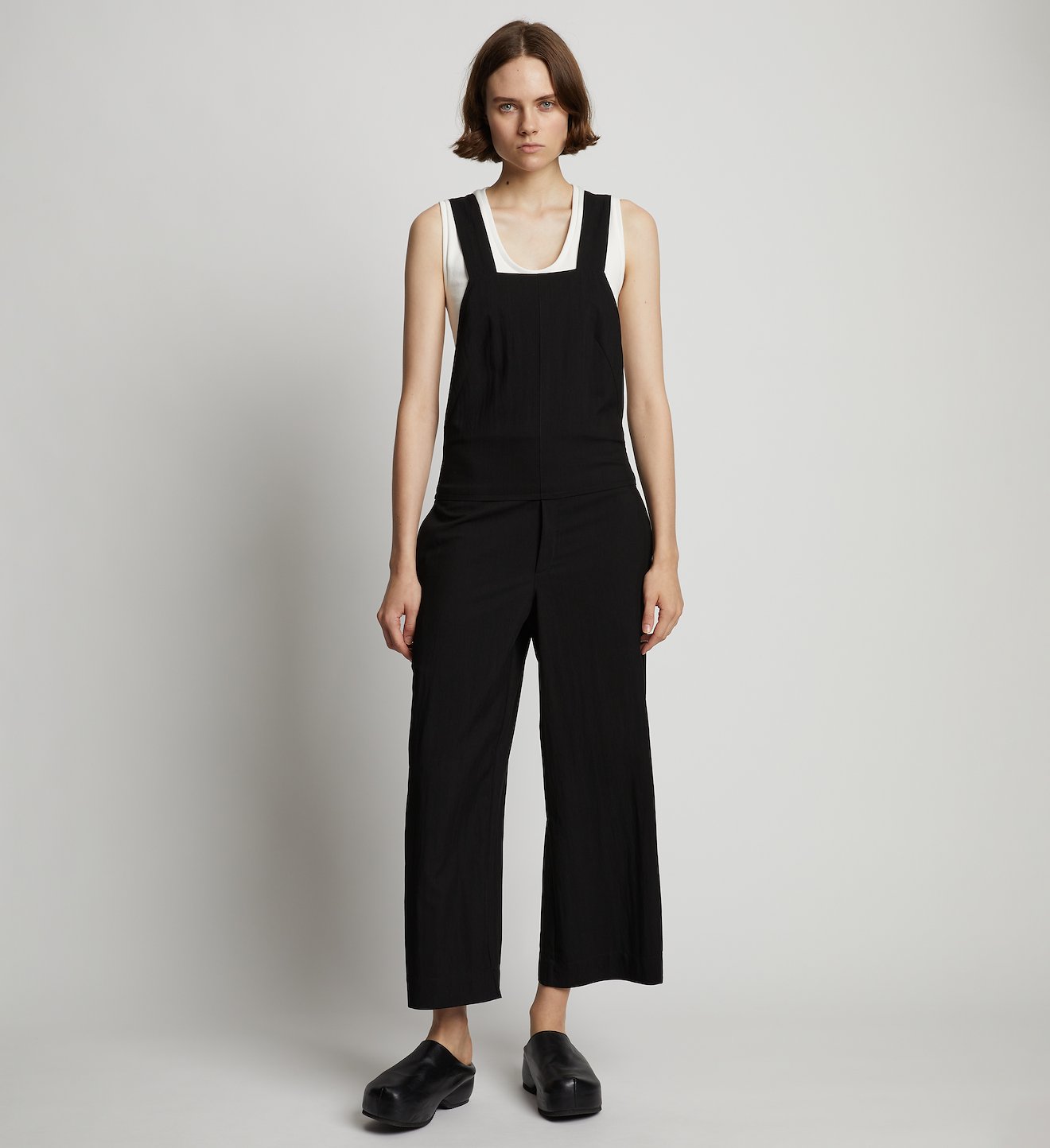 Drapey Suiting Wide Leg Jumpsuit