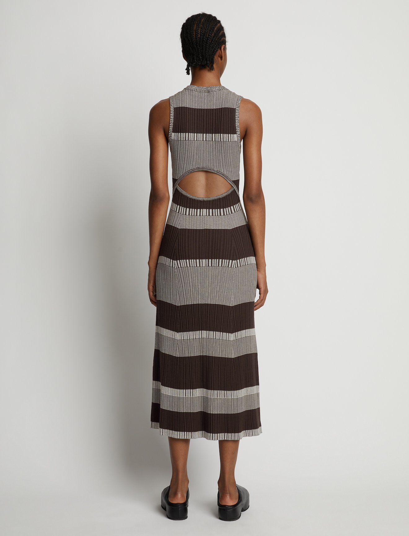 Mini Stripe Sleeveless Knit Dress #2