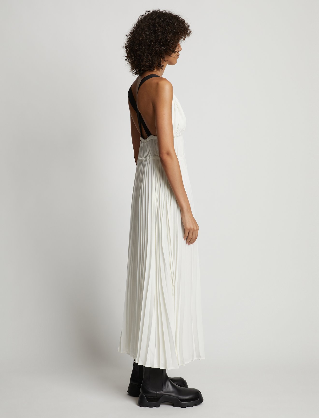 Broomstick Pleated Tank Dress #1