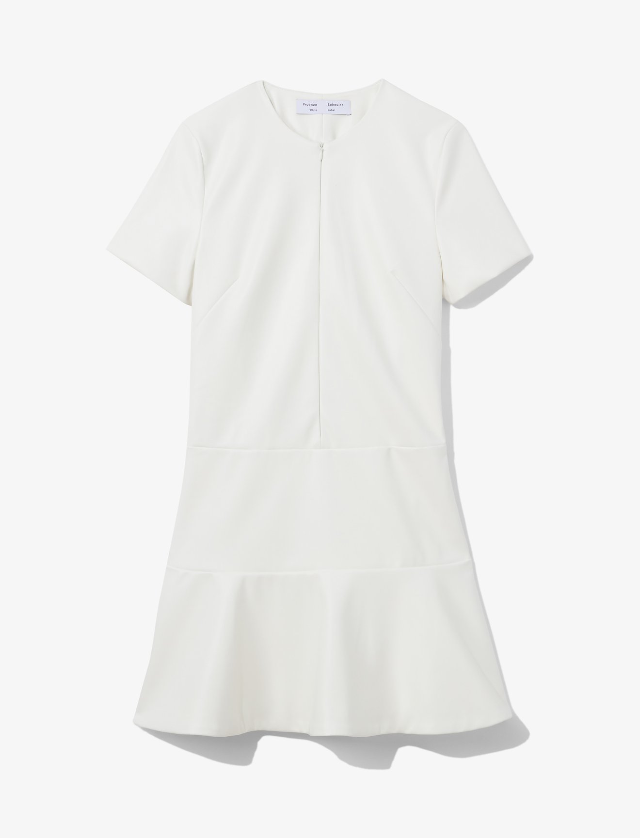 Faux Leather Ruffle Mini Dress #4