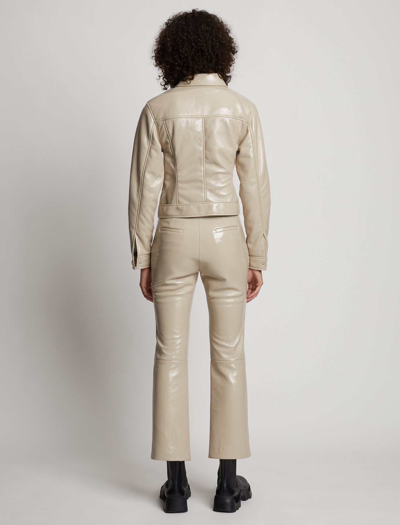 Vinyl Cropped Jacket #3