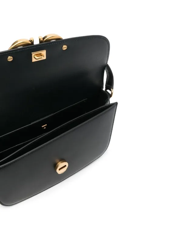 Ferragamo Trapezio Logo Crossbody Bag | Black | FARFETCH