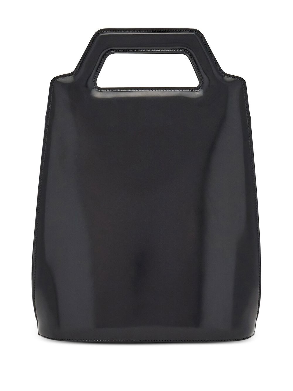 Image 2 of Ferragamo Wanda calf leather tote bag