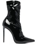 Le Silla pointed 125mm boots - Black